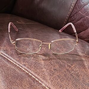 Chic Gold Frame Glasses